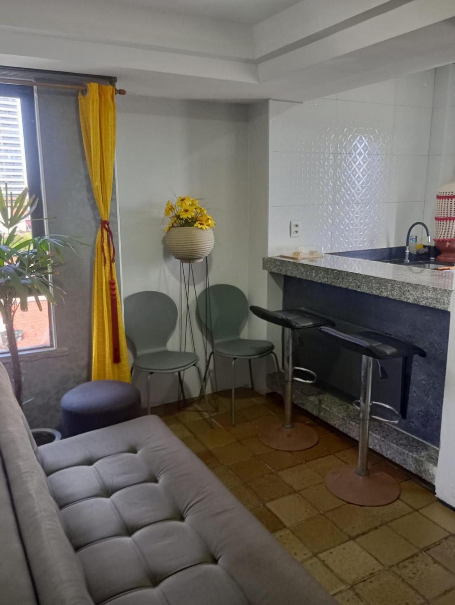 407 Flat Mobiliado Na De Iracema Apartamento